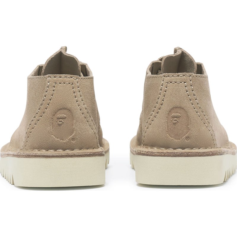 Men Bape Center Seam Shoes Sneakers Beige USA | TR8444044