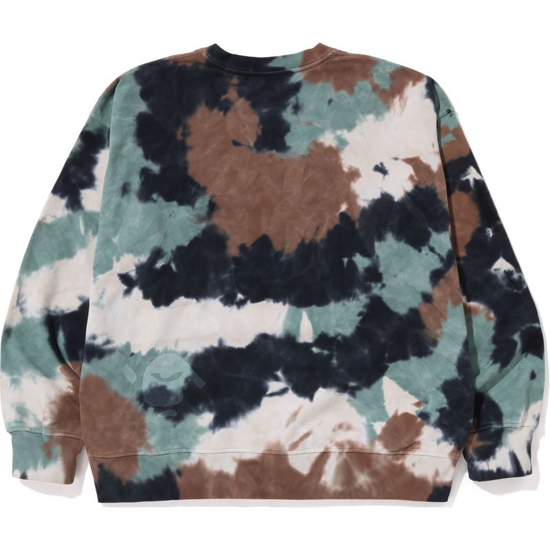 Men Bape Chusen Loose Fit Crewneck Sweatshirts Brown USA | YC8645465