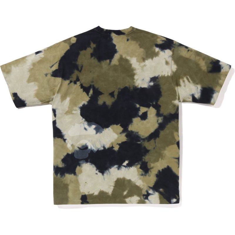 Men Bape Chusen Relaxed Fit Tee Cut And Sewn Olivedrab USA | GL1427647