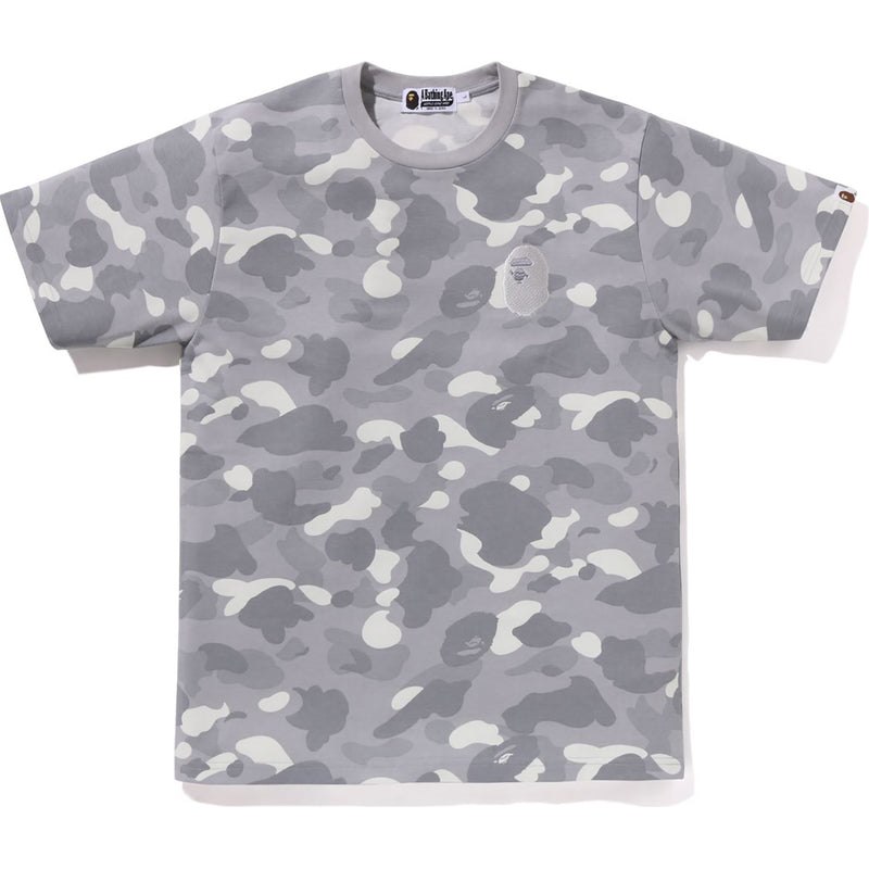 Men Bape City Camo Large Ape Head Tee Cut And Sewn Grey USA | WZ5658868