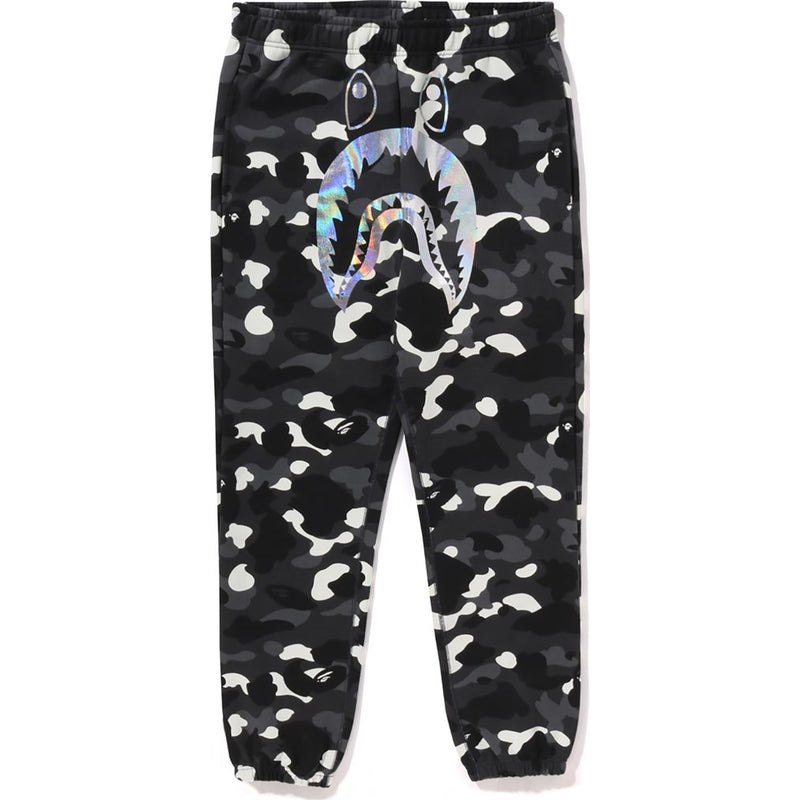 Men Bape City Camo Shark Sweat Pants Pants Black USA | QA7174314