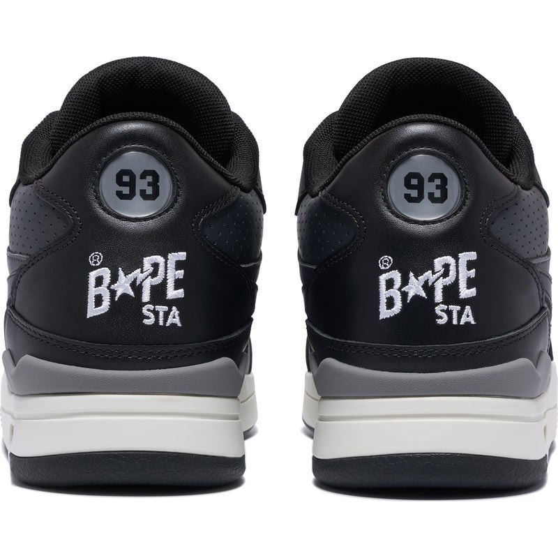 Men Bape Clutch Sta #1 Sneakers Black USA | OO0291021