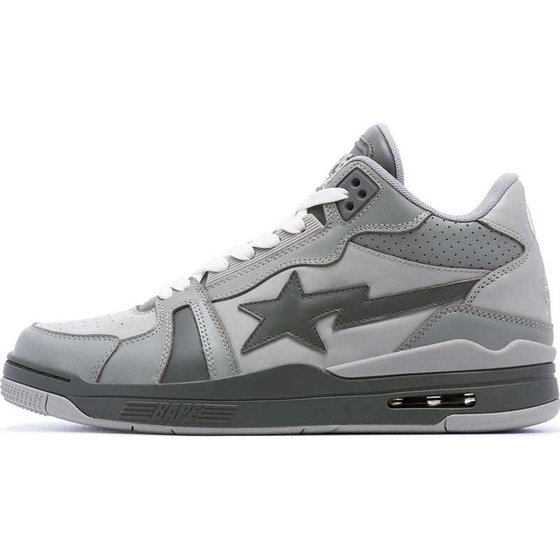 Men Bape Clutch Sta #1 Sneakers Grey USA | IL2060300