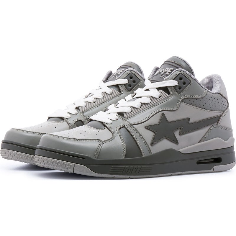 Men Bape Clutch Sta #1 Sneakers Grey USA | IL2060300