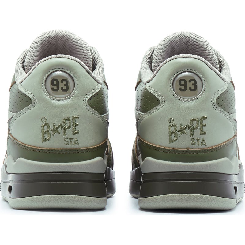 Men Bape Clutch Sta #1 Sneakers Olivedrab USA | KY2745175