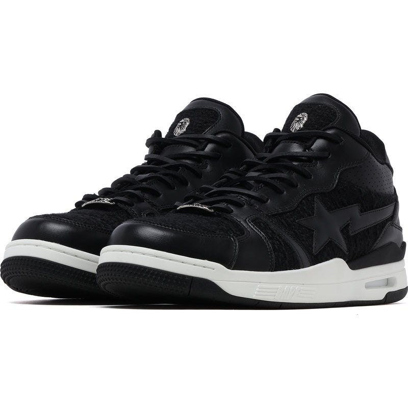 Men Bape Clutch Sta By Black Sneakers Black USA | SU1310930