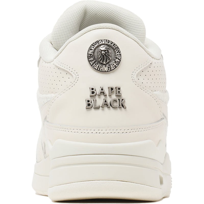 Men Bape Clutch Sta By Black Sneakers White USA | JA4635965