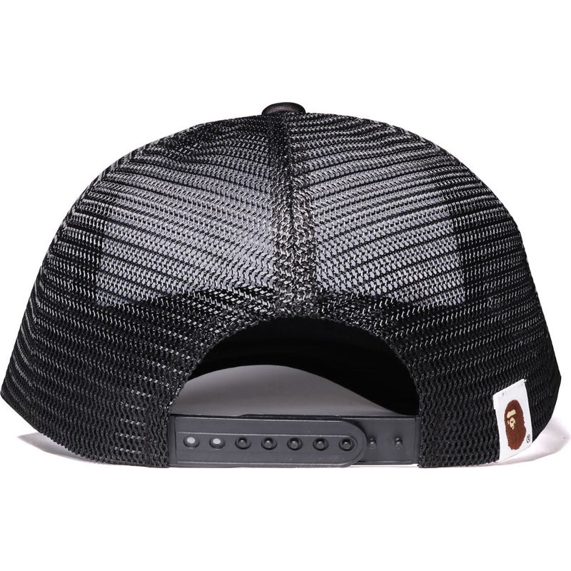 Men Bape College Mesh Cap Caps Black USA | SN4239329