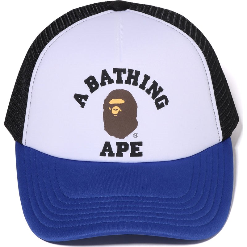 Men Bape College Mesh Cap Caps Black USA | ZR1900990