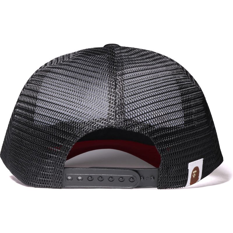 Men Bape College Mesh Cap Caps Burgundy USA | FD9573453