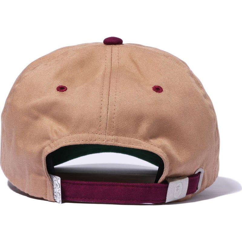 Men Bape College Panel Cap Caps Beige USA | BN7868988