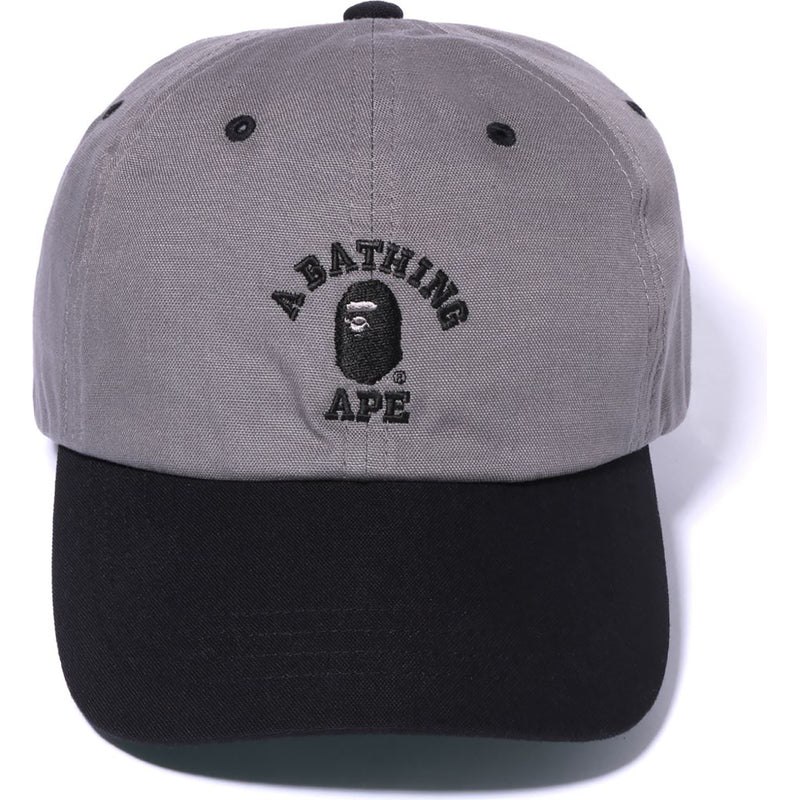 Men Bape College Panel Cap Caps Gray USA | ED6626666