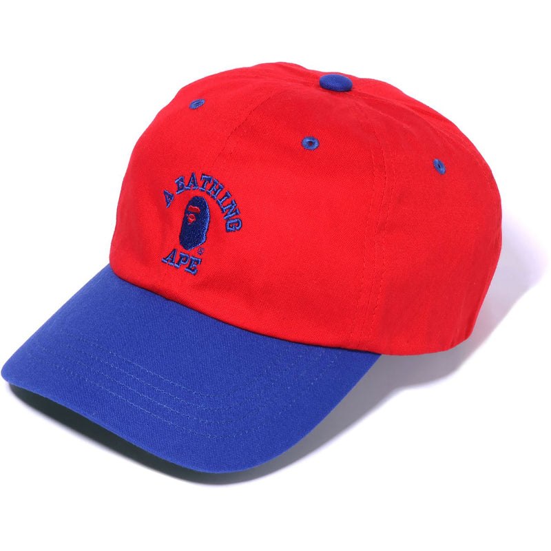 Men Bape College Panel Cap Caps Red USA | XX0556056