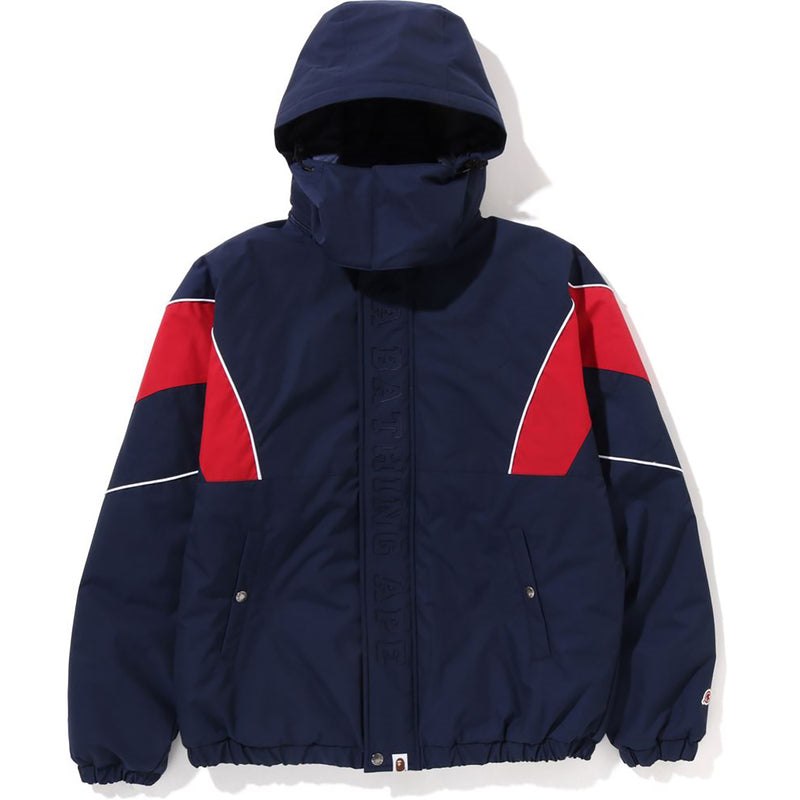 Men Bape Football Jacket Jackets Navy USA | IC6936996