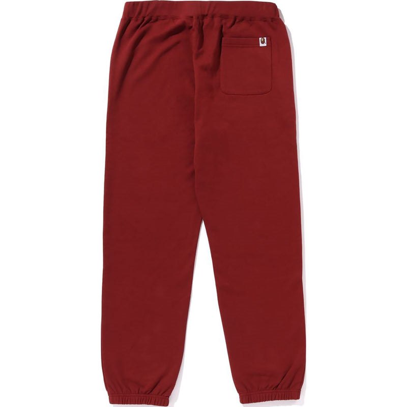 Men Bape General Sweat Pants Pants Burgundy USA | BD6122512