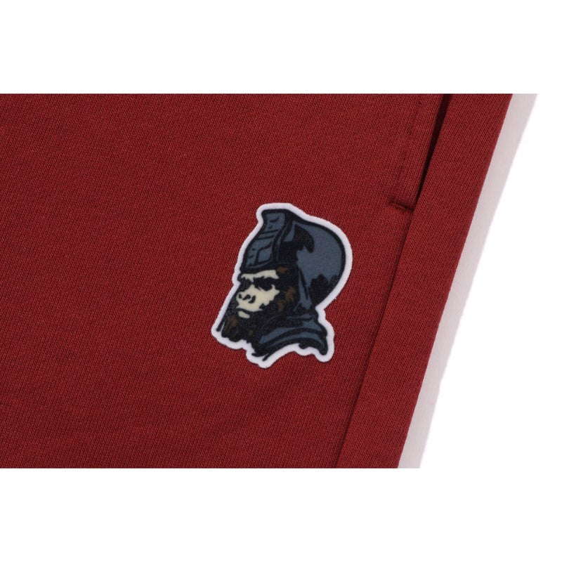 Men Bape General Sweat Pants Pants Burgundy USA | BD6122512