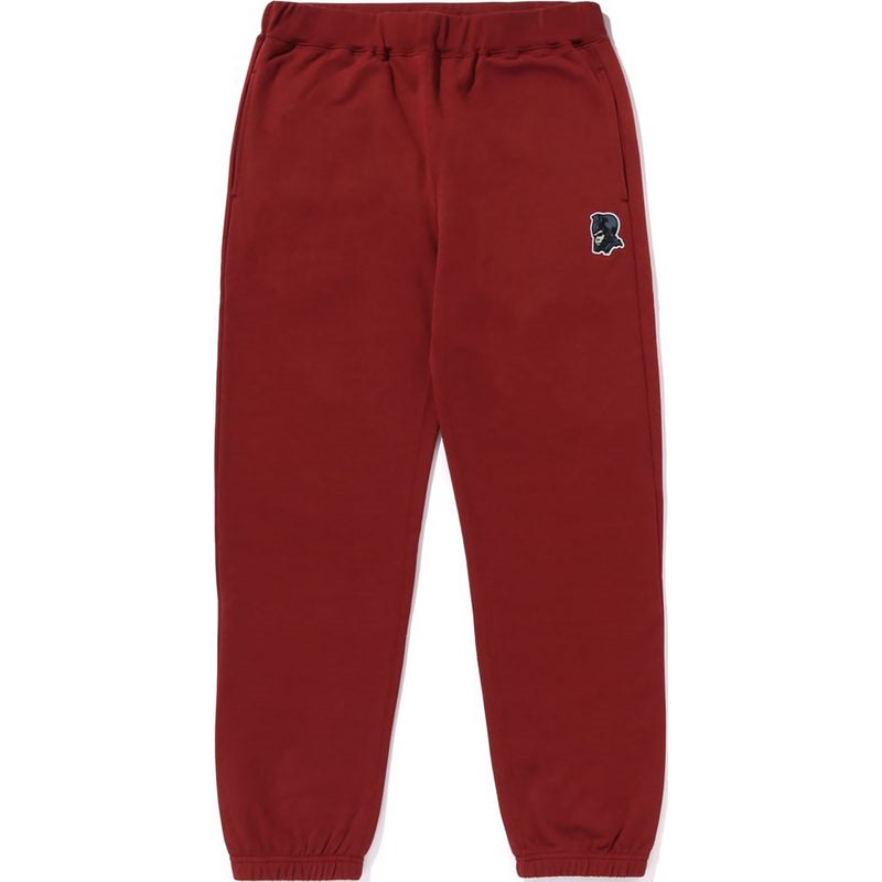 Men Bape General Sweat Pants Pants Burgundy USA | BD6122512