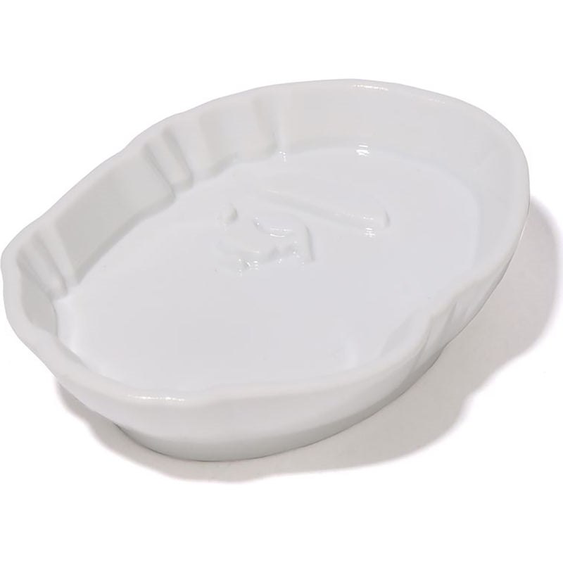 Men Bape Hasamiyaki Soy Sauce Dish Home White USA | JF3939599