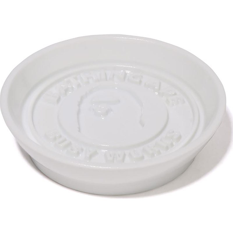 Men Bape Hasamiyaki Soy Sauce Dish Home White USA | JF3939599