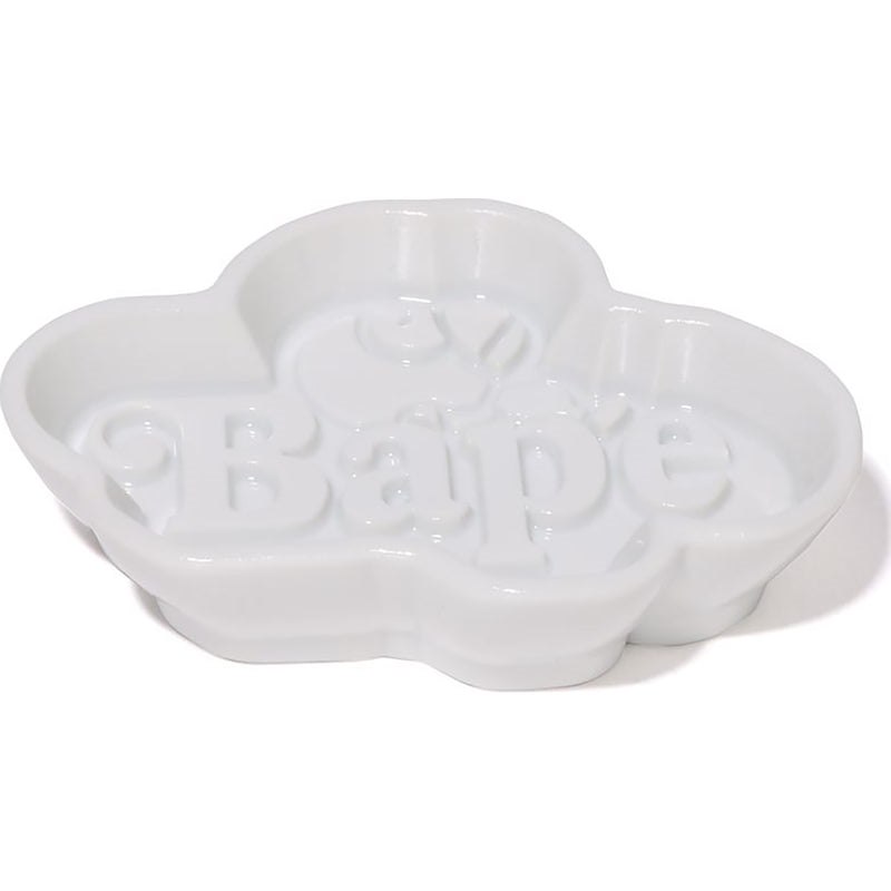 Men Bape Hasamiyaki Soy Sauce Dish Home White USA | JF3939599