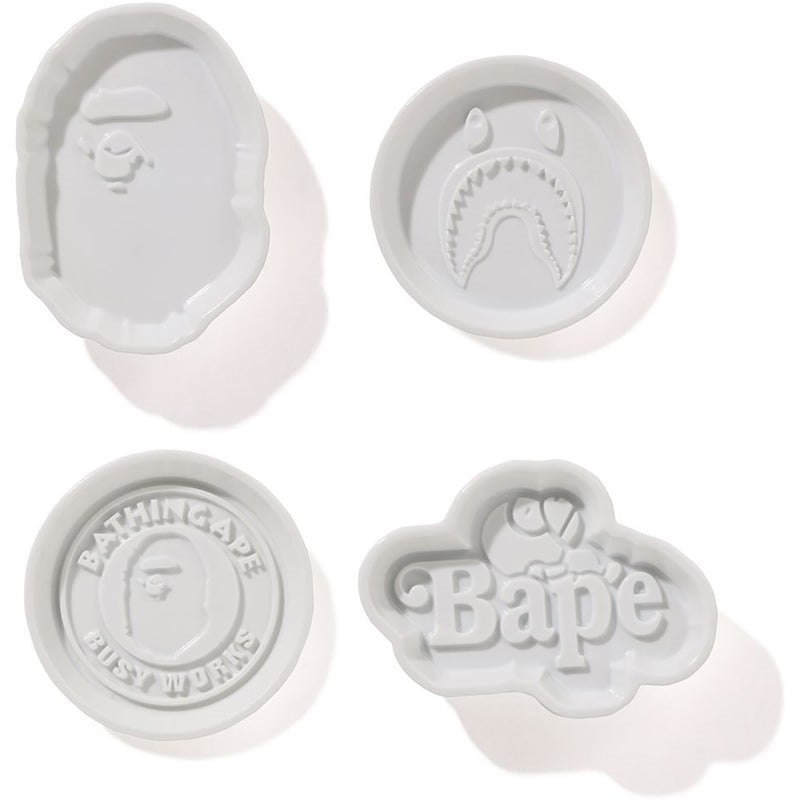 Men Bape Hasamiyaki Soy Sauce Dish Home White USA | JF3939599