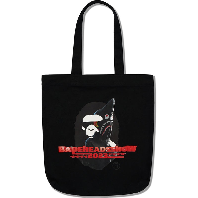 Men Bape Heads Show Tote Bag Bags Black USA | AJ2245225