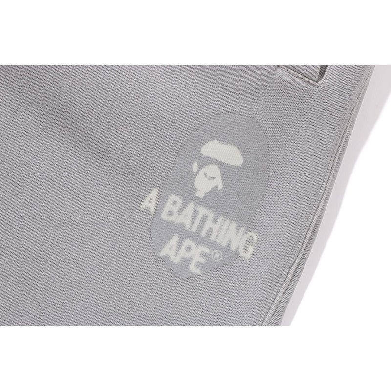 Men Bape Heavy Washed Sweat Pants Pants Grey USA | NF7265925