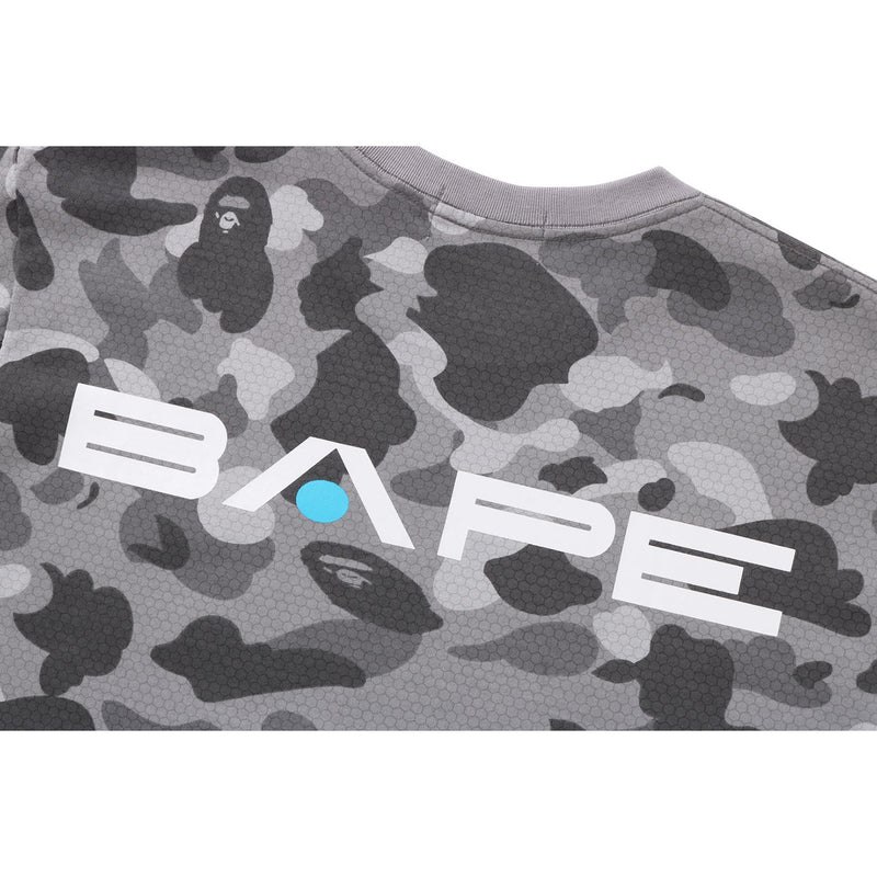 Men Bape Honeycomb Camo Tee Cut And Sewn Grey USA | GK9441441