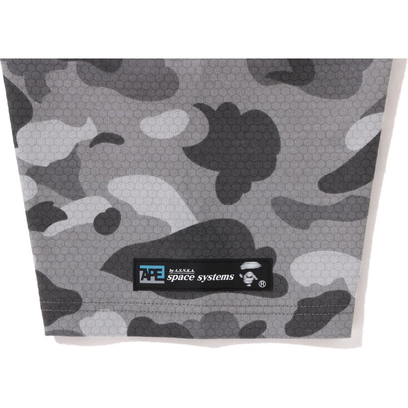 Men Bape Honeycomb Camo Tee Cut And Sewn Grey USA | GK9441441