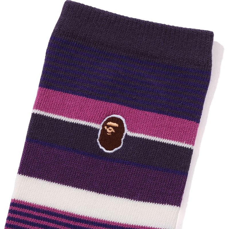 Men Bape Hoop Socks Socks Purple USA | FX4994594