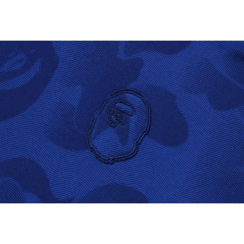 Men Bape Ink Camo Ape Head Badge Crewneck Sweatshirts Blue USA | PR7326636