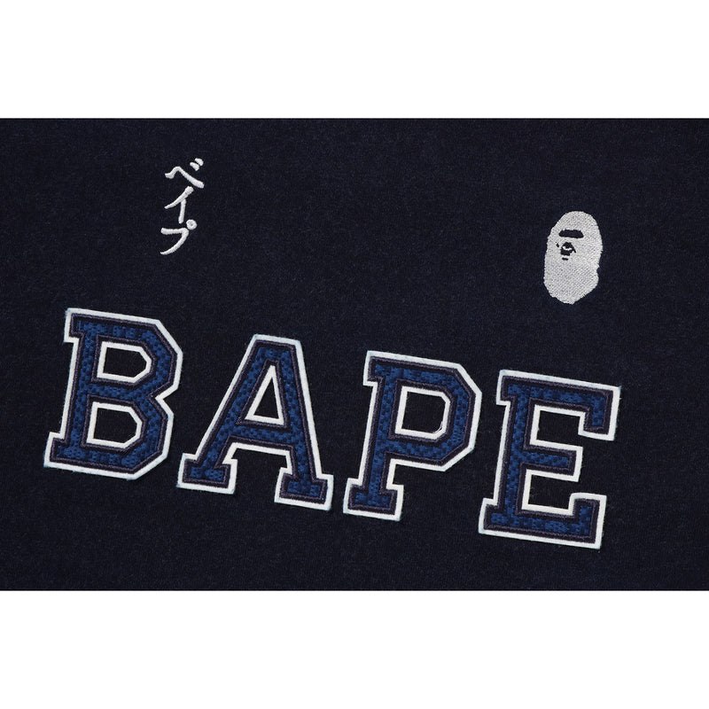 Men Bape Japan Culture Relaxed Fit Crewneck Sweatshirts Indigo USA | DQ2751971