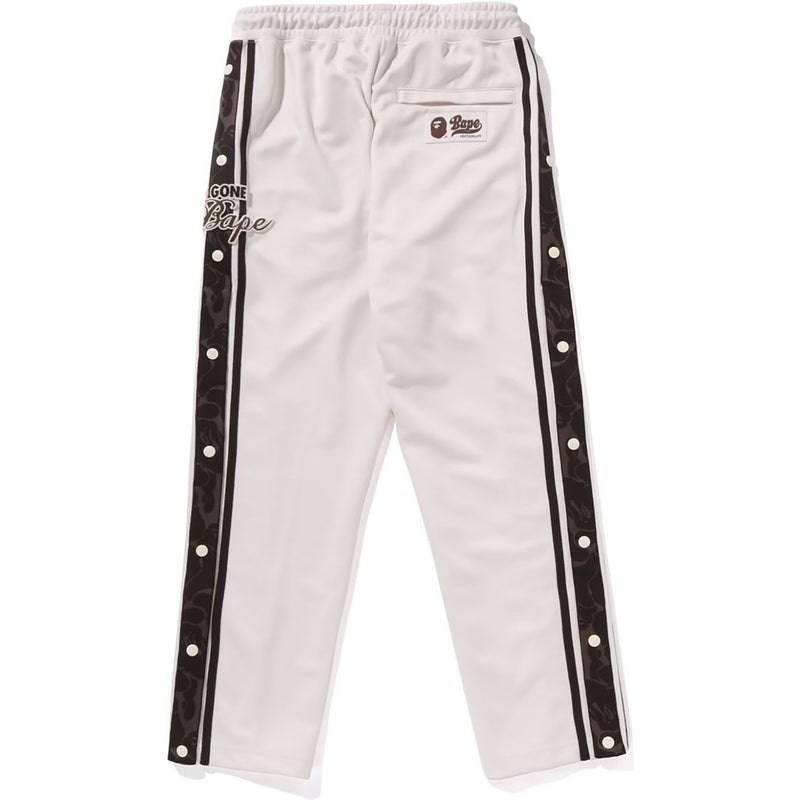 Men Bape Jersey Track Pants Pants White USA | ON7181811