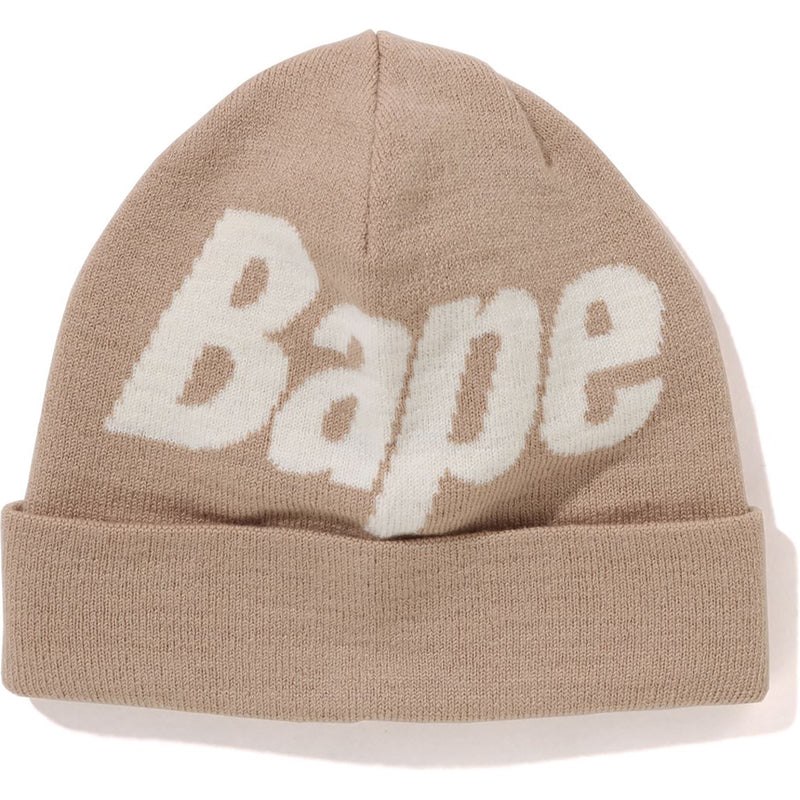 Men Bape Knit Cap Caps Beige USA | ZJ4023503