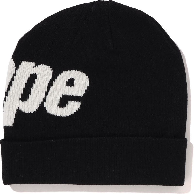 Men Bape Knit Cap Caps Black USA | VJ1321531