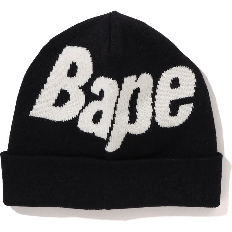 Men Bape Knit Cap Caps Black USA | VJ1321531