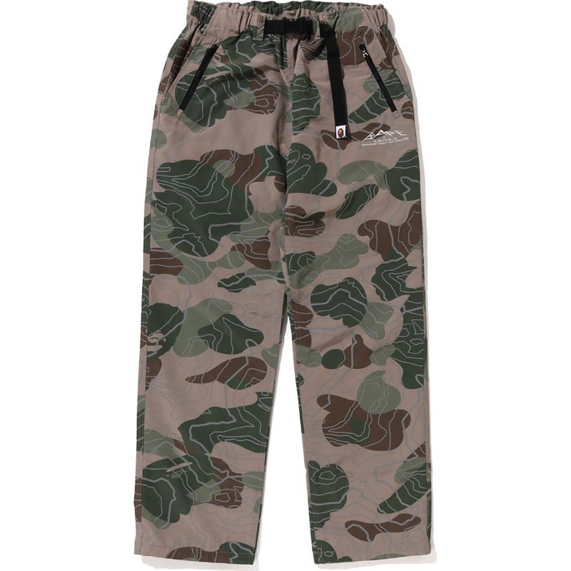 Men Bape Layered Line Camo Track Pants Pants Beige USA | SH0341331