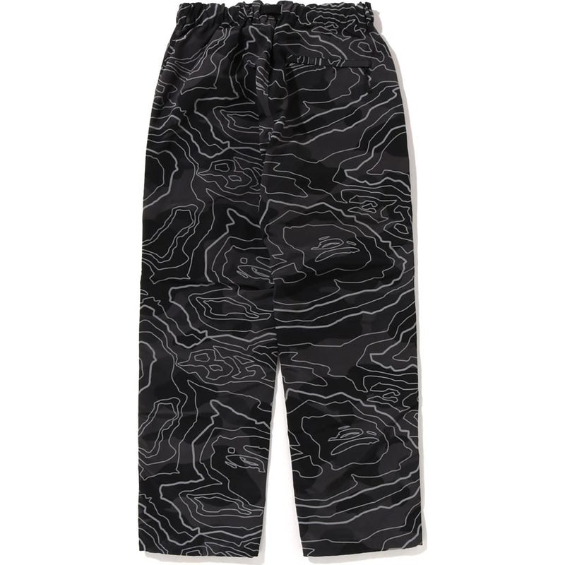 Men Bape Layered Line Camo Track Pants Pants Black USA | SQ8764874