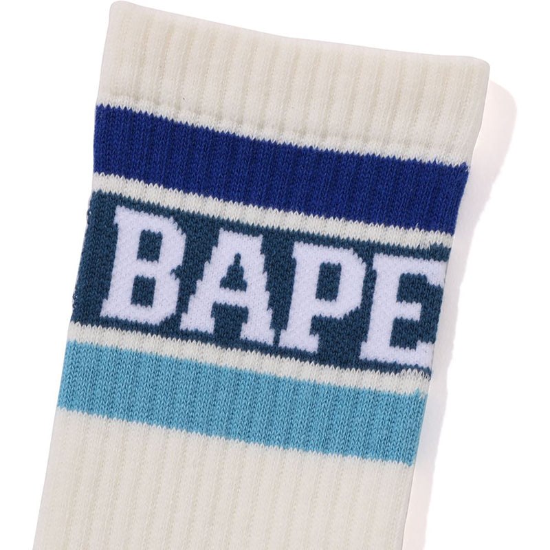 Men Bape Line Socks Socks Blue USA | MQ5919799