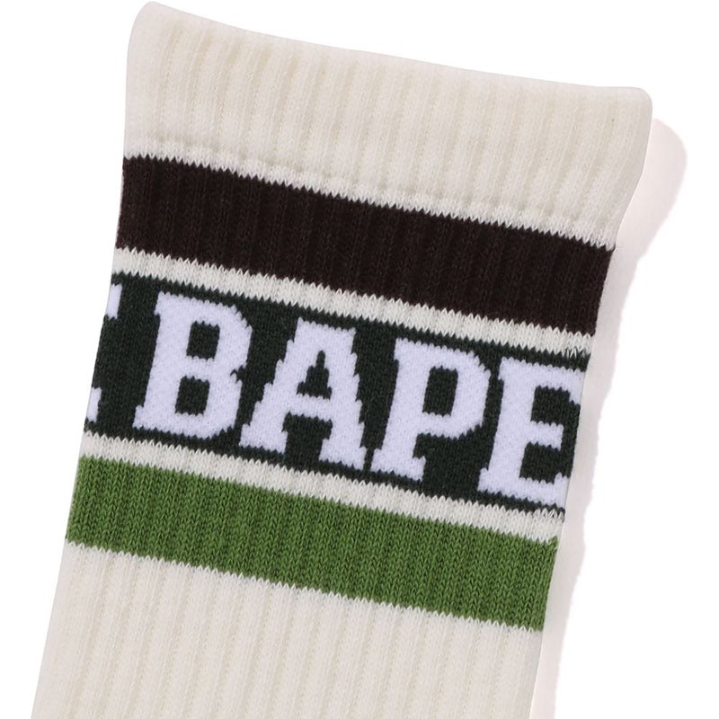 Men Bape Line Socks Socks Green USA | AR1398838