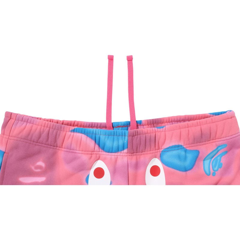 Men Bape Liquid Camo Shark Sweat Shorts Shorts Pink USA | JQ5613263