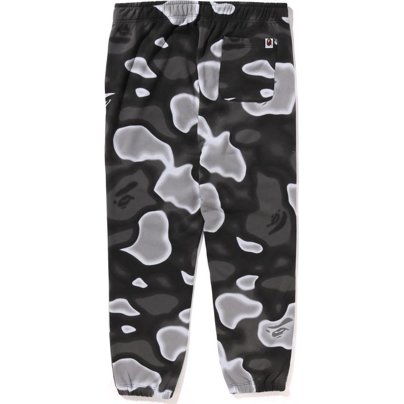 Men Bape Liquid Camo Sta Sweat Pants Pants Black USA | DQ2253023