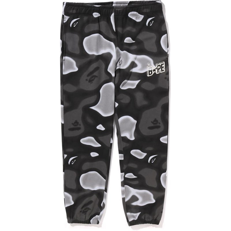 Men Bape Liquid Camo Sta Sweat Pants Pants Black USA | DQ2253023