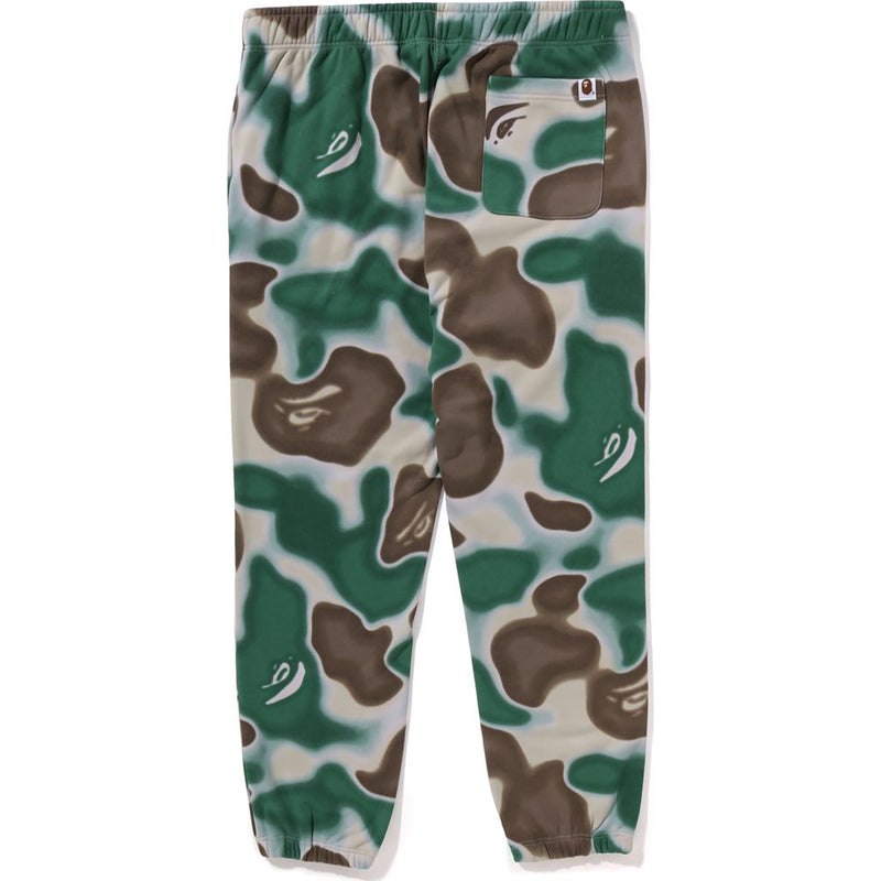 Men Bape Liquid Camo Sta Sweat Pants Pants Olivedrab USA | DH3851581