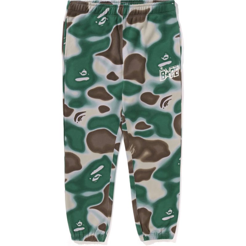 Men Bape Liquid Camo Sta Sweat Pants Pants Olivedrab USA | DH3851581