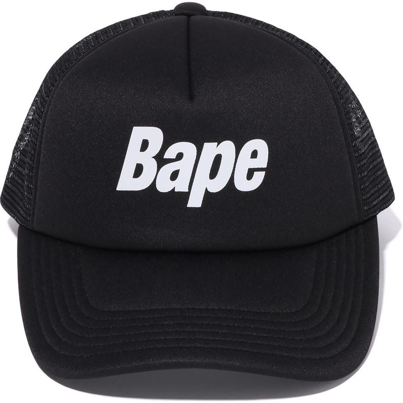 Men Bape Logo Mesh Cap Bapec Caps Black USA | ZQ4502252