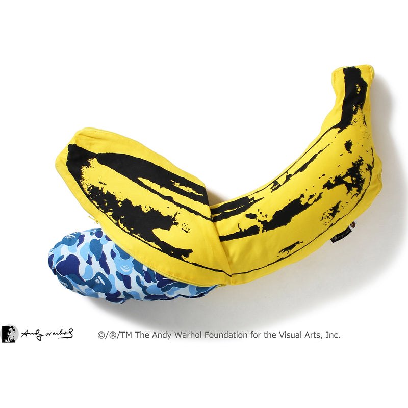 Men Bape Medicom Toy Andy Warhol Abc Banana Cushion Small Home Blue USA | MY2956396