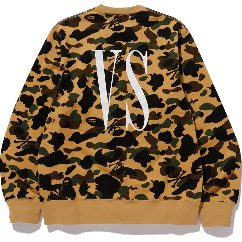 Men Bape Mm Crewneck #1 Sweatshirts Yellow USA | IA8051401