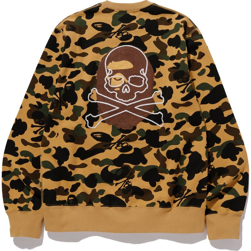 Men Bape Mm Crewneck #2 Sweatshirts Yellow USA | WP7943293