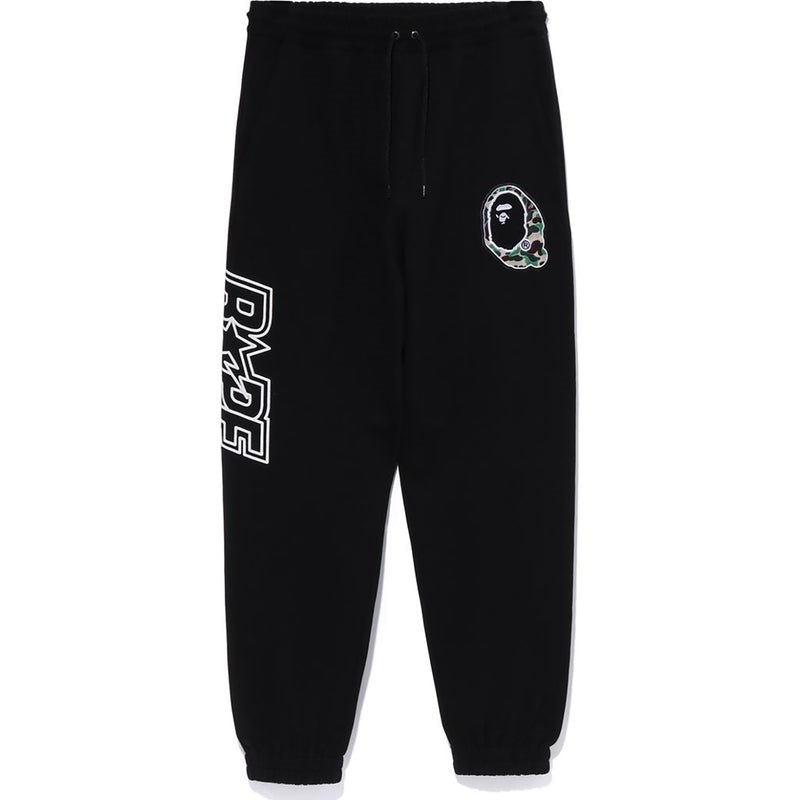 Men Bape Multi Motif Sweat Pants Pants Black USA | HC5550650